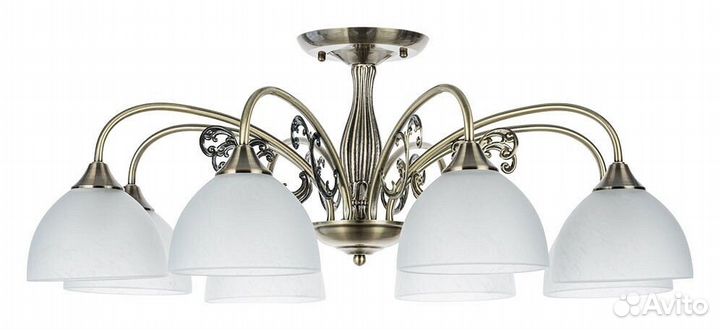 Люстра на штанге Arte Lamp Spica A3037PL-8AB