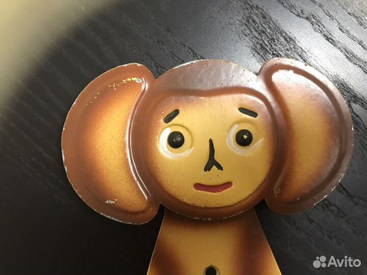 Антиквариат винтажная вешалка чебурашка СССР