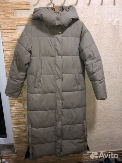 Пуховик пальо женский