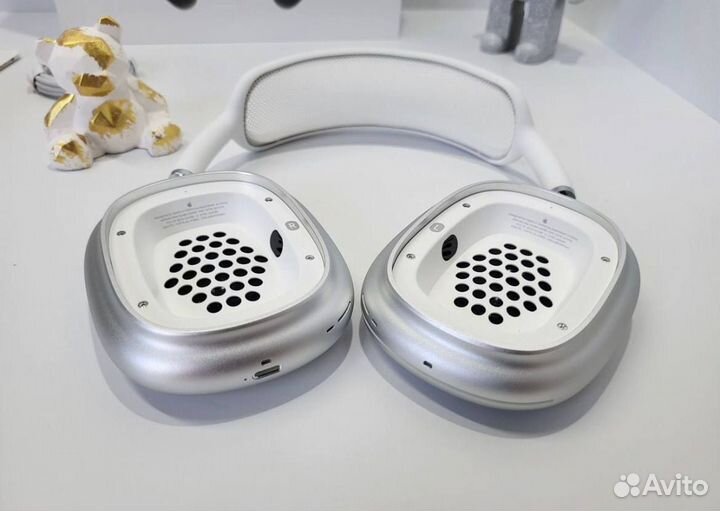 Air Pods Max Алюмний + гироскоп Silver