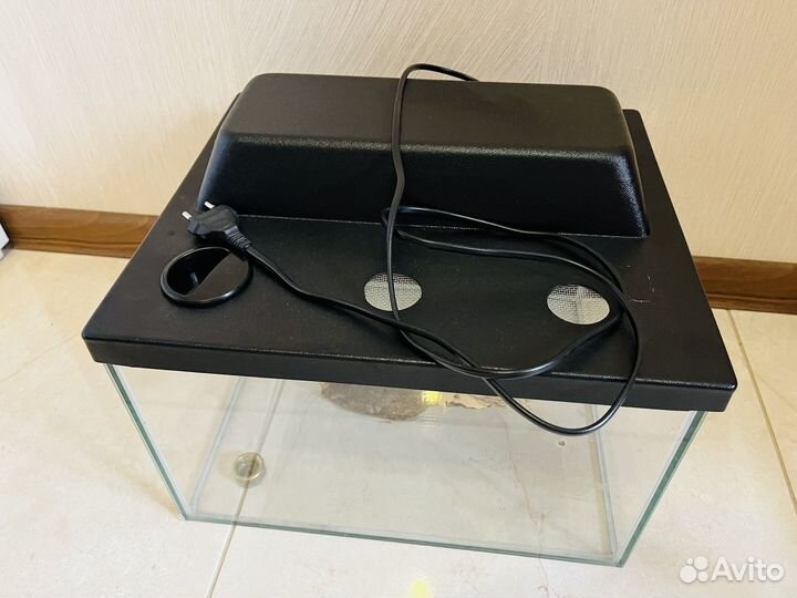 Аквариум для живности с подсветкой