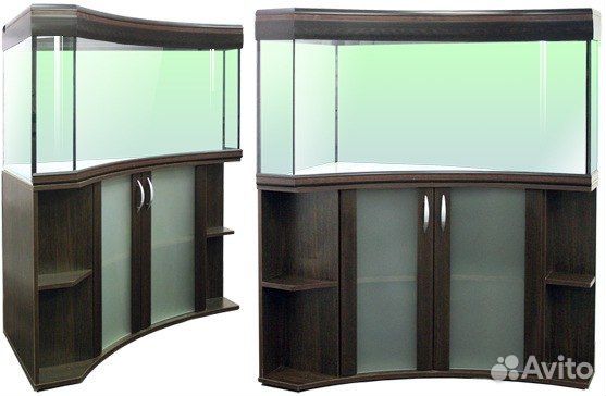 Аквариум 40 - 980л со светом и тумбой