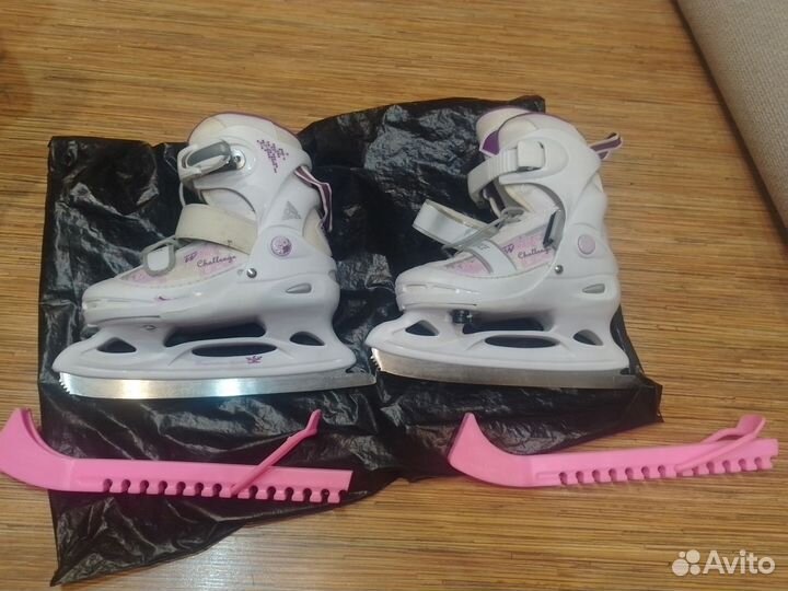 Коньки фигурные раздвижные детские