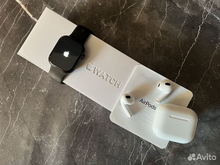 Набор Apple Watch 9 + AirPods 3