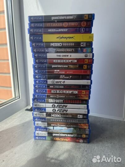 Игры ps4, ps5 (новые, запечатанные)
