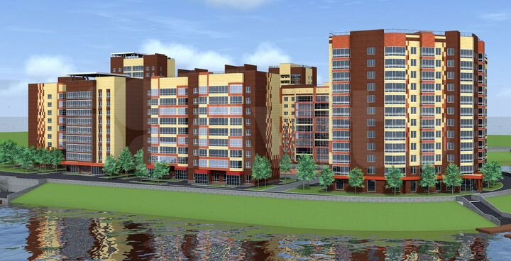 2-к. квартира, 72 м², 3/9 эт.