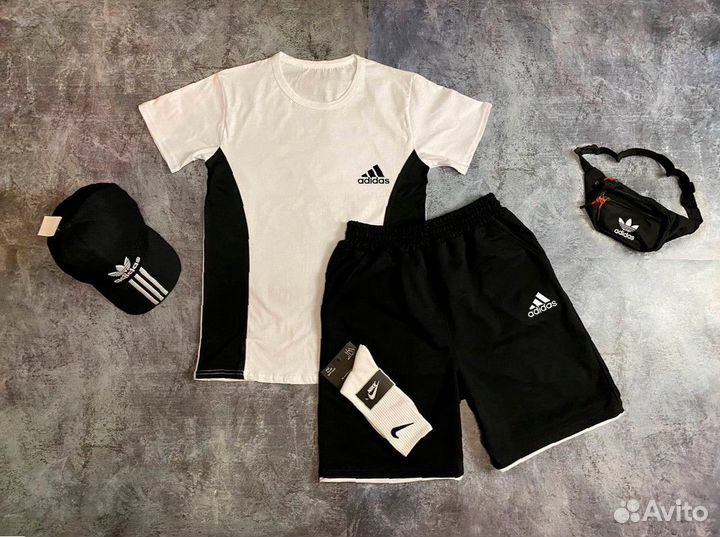 Футболка и шорты Adidas 5 в 1