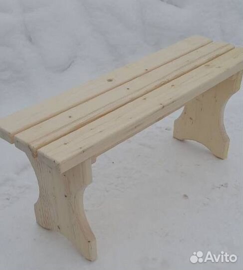 Скамейка деревянная для бани, сауны