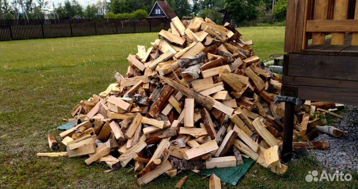 Дрова Береза от 1 куба в Сертолово
