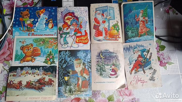 Открытки с новым годом СССР
