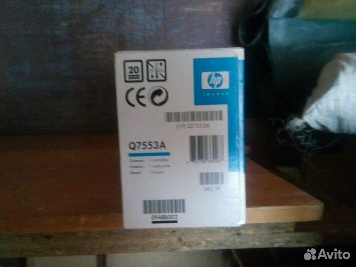 Картридж лазерный HP Q7553A черный Lj P2015 (3000с