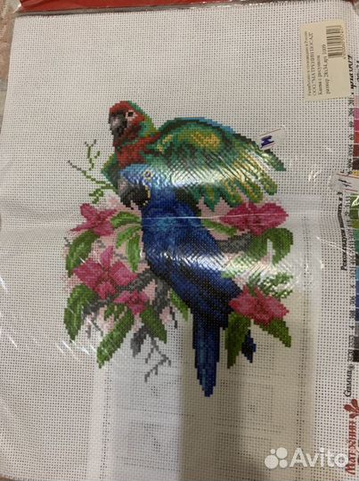 Канва для вышивания с рисунком