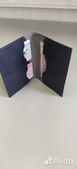 Обложка для документов натуральная кожа