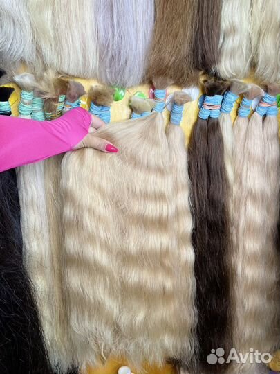 Волосы для наращивания 70 см славянка