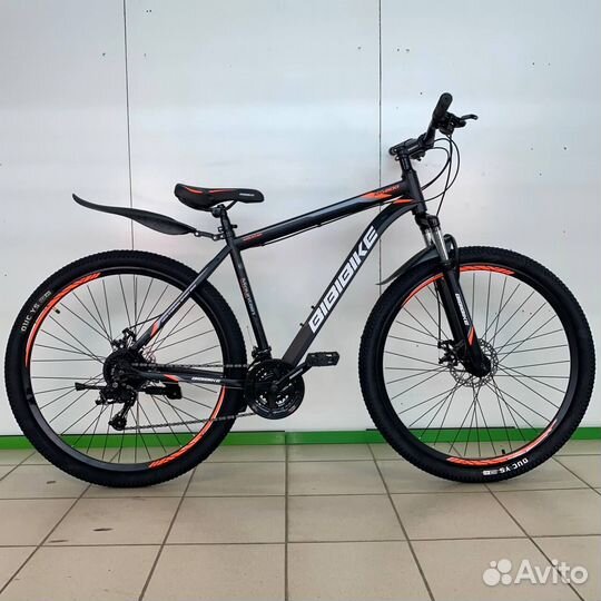 Скоростной велосипед Черный-оранжевый новый