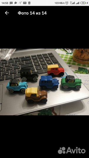 Машинки из Киндер сюрпризов