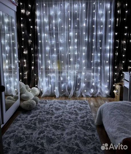 Гирлянда штора