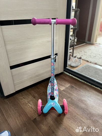 Самокат детский трехколесный бу