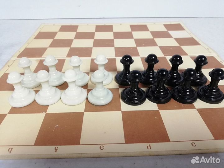 Шахматы любительские СССР фигуры из карболита