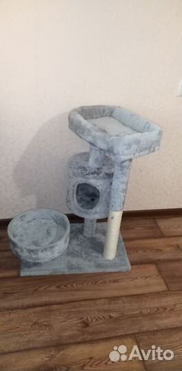 Дом-когтеточка для кошек