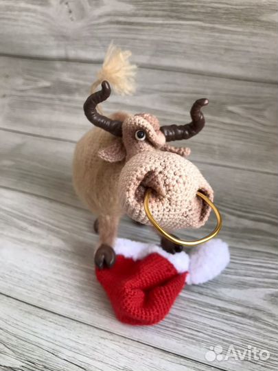 Бык игрушка интерьерная