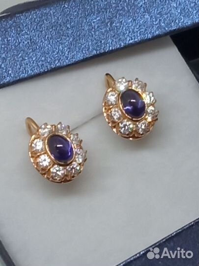 Золотые серьги 585 