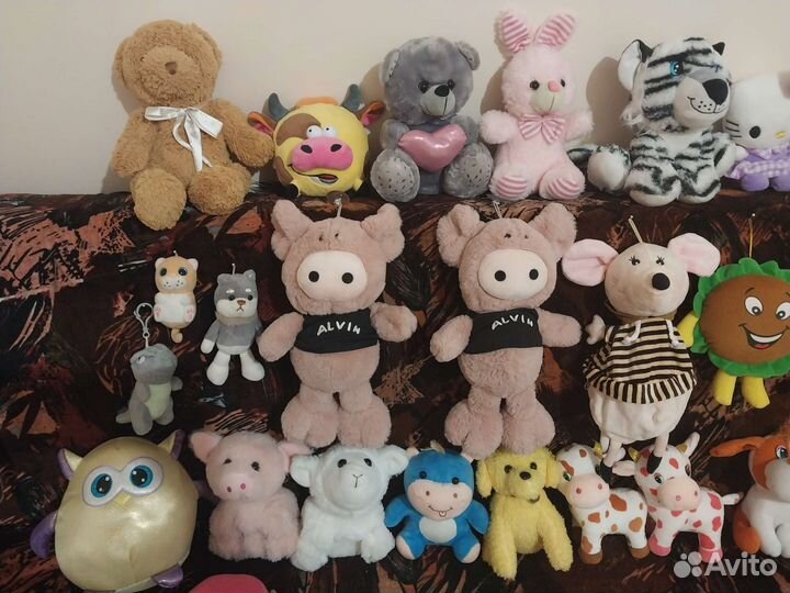 Много мягкие игрушки