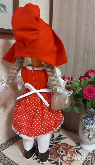 Кукла Машенька Красная шапочка СССР