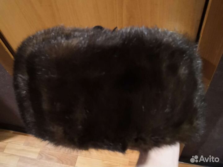 Норковая шапка мужская