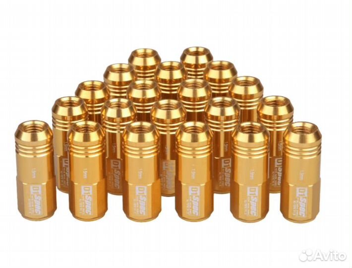 Гайки D1 Spec Racing Nut M12x1.5 (Золотой)
