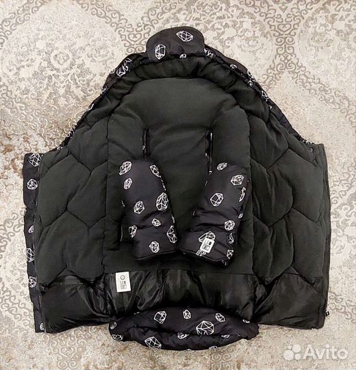 На доставке Конверт для коляски и муфты-варежки