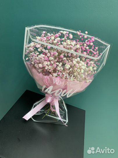 Гипсофила букет цветы Казань