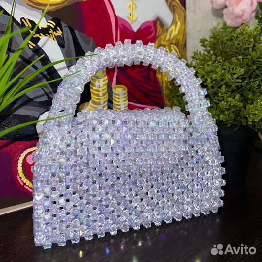 Сумка из бусин ручной работы