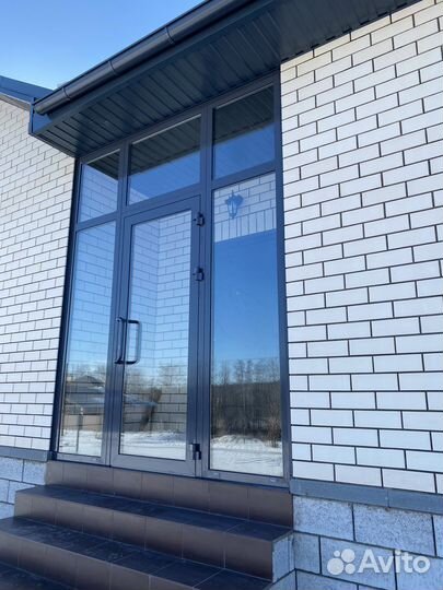 Алюминевые двери входные группы