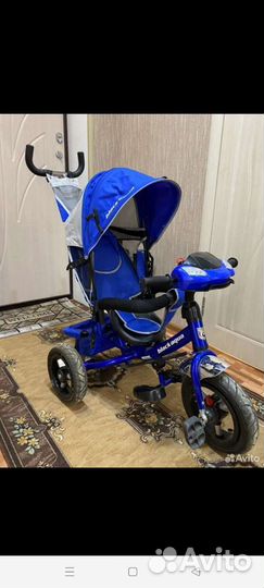 Трехколесный велосипед коляска