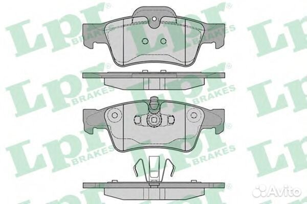 Комплект тормозных колодок 05P1254 LPR