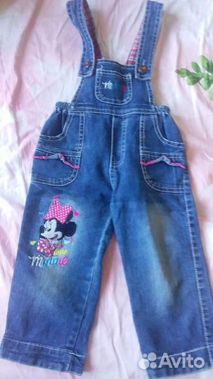 Вещи и обувь пакетом на девочку 80 см