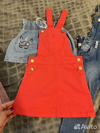 Бронь до 01.08 Вещи пакетом на девочку 98