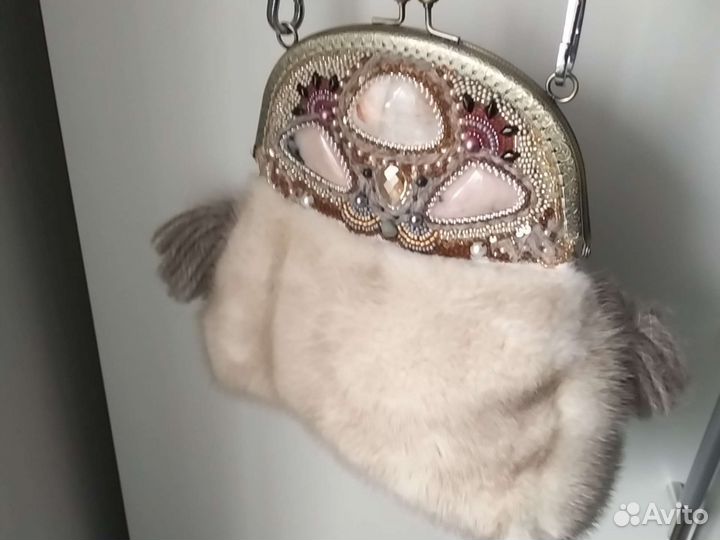 Сумка из меха норки