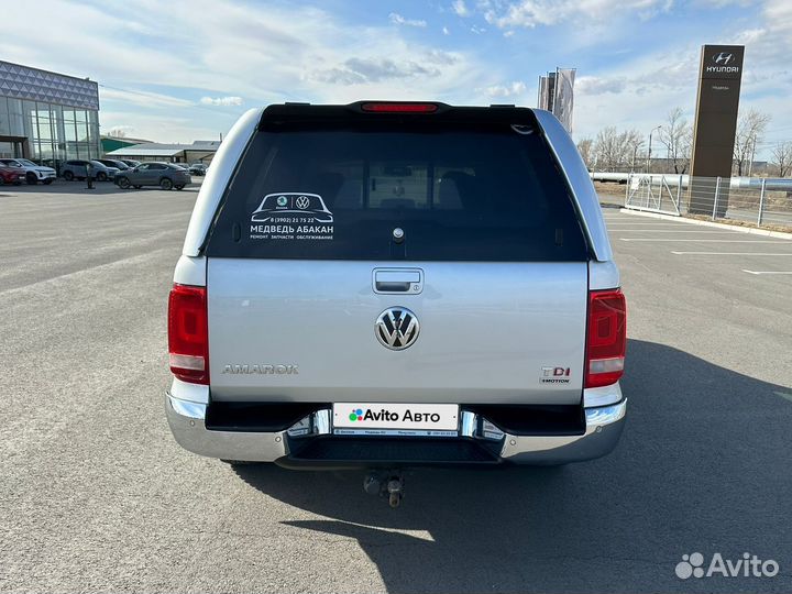 Volkswagen Amarok 2.0 AT, 2013, 215 000 км