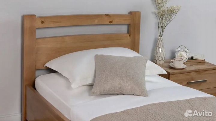 Кровать из массива дерева аскона Vesta Light Venge