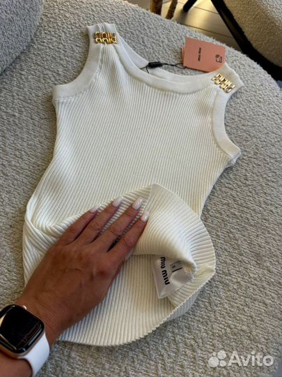 Топ майка Miu Miu