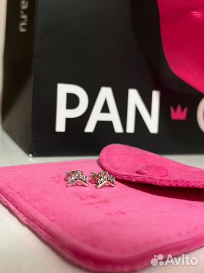 Сережки pandora