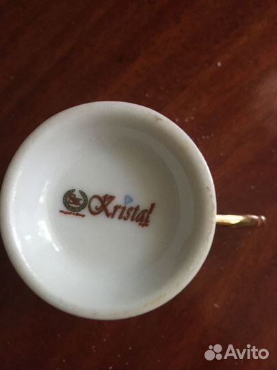 Кофейные кружки с блюдцами на 6 персон