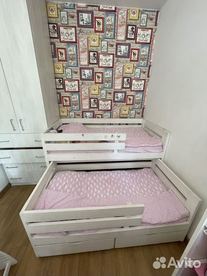 Кровать двухярусная разборная