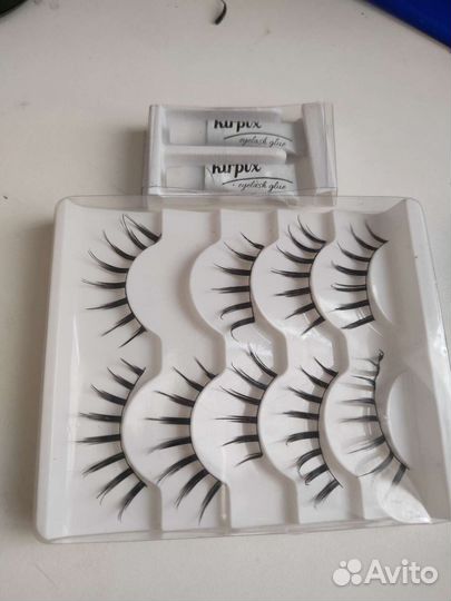 Накладные ресницы, клей для ресниц