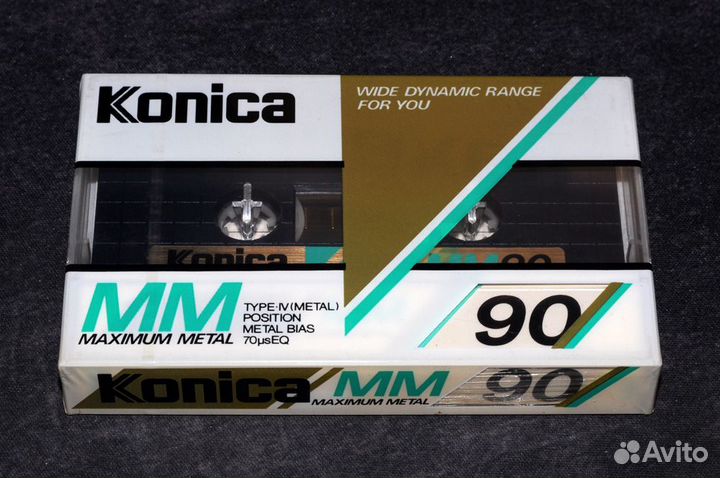 Аудиокассета konica MM 90 japan market (5435-1)