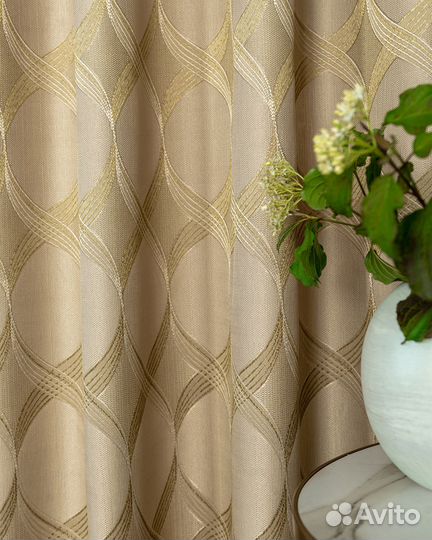 Шторы жаккард Альба готовые и на заказ