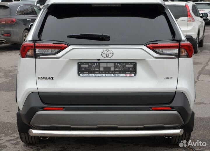 Защита заднего бампера Toyota RAV4 2019