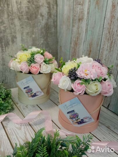 Букет из мыла розочки